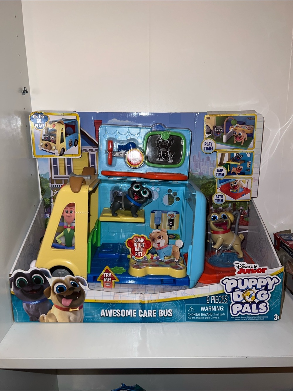 Disney puppy dog pals awesome care bus